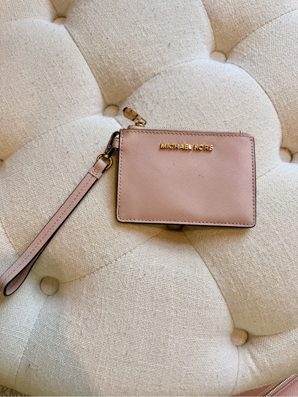 Michael Kors pink Wristlet